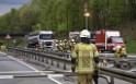 VU Gefahrgut LKW umgestuerzt A 4 Rich Koeln Hoehe AS Gummersbach P140